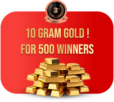 3rd Price 500 Golds