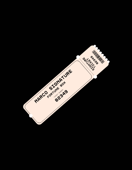 Marco Signature Future Ticket